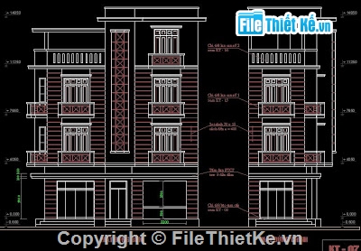 File thiết kế,Thiết kế biệt thự,mẫu biệt thự,biệt thự phố